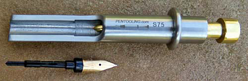 A TOOL FOR REMOVING PARKER 75 NIBS FROM THE FEEDS